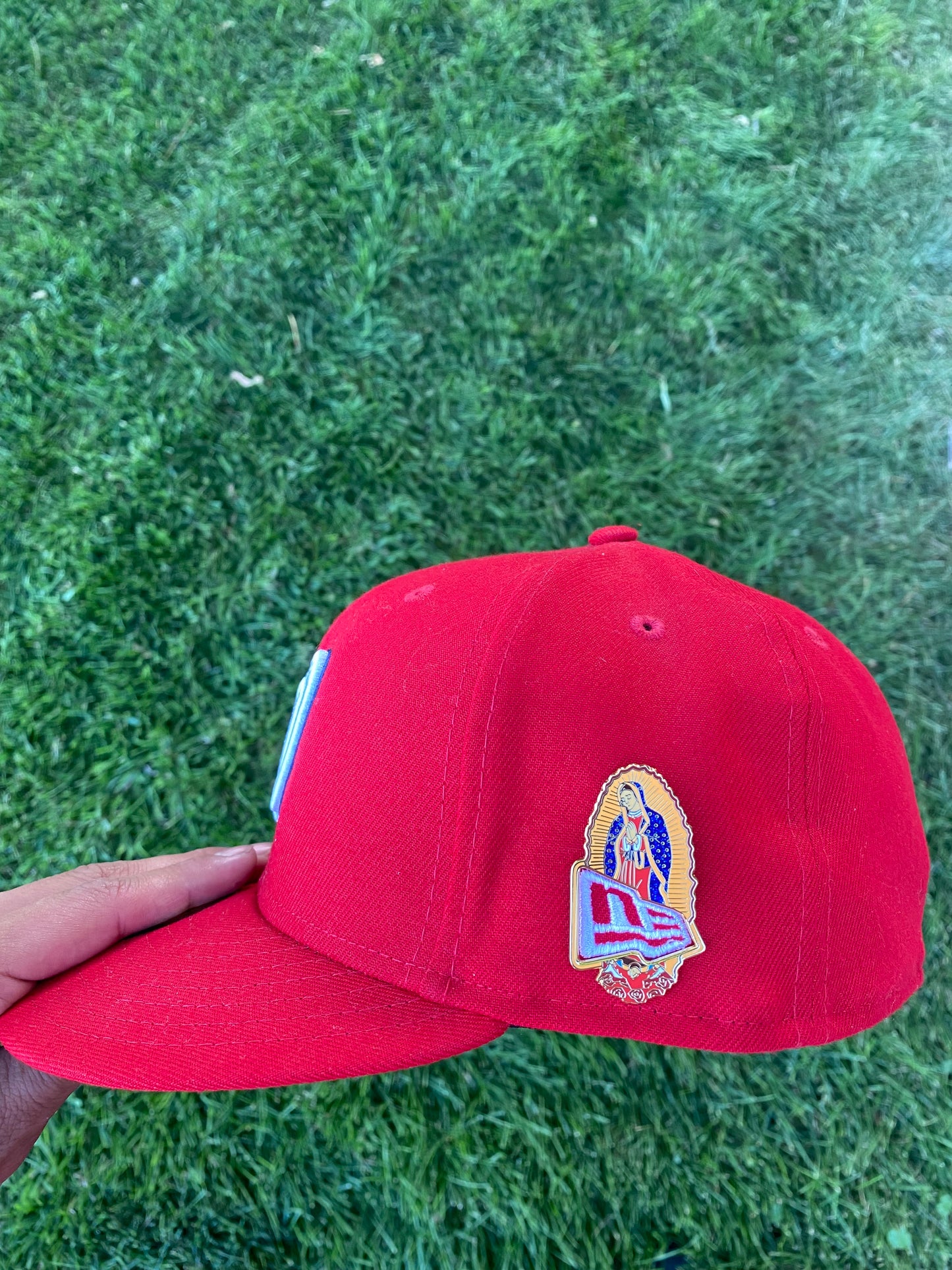 New Era Virgin Mary Hat Pin